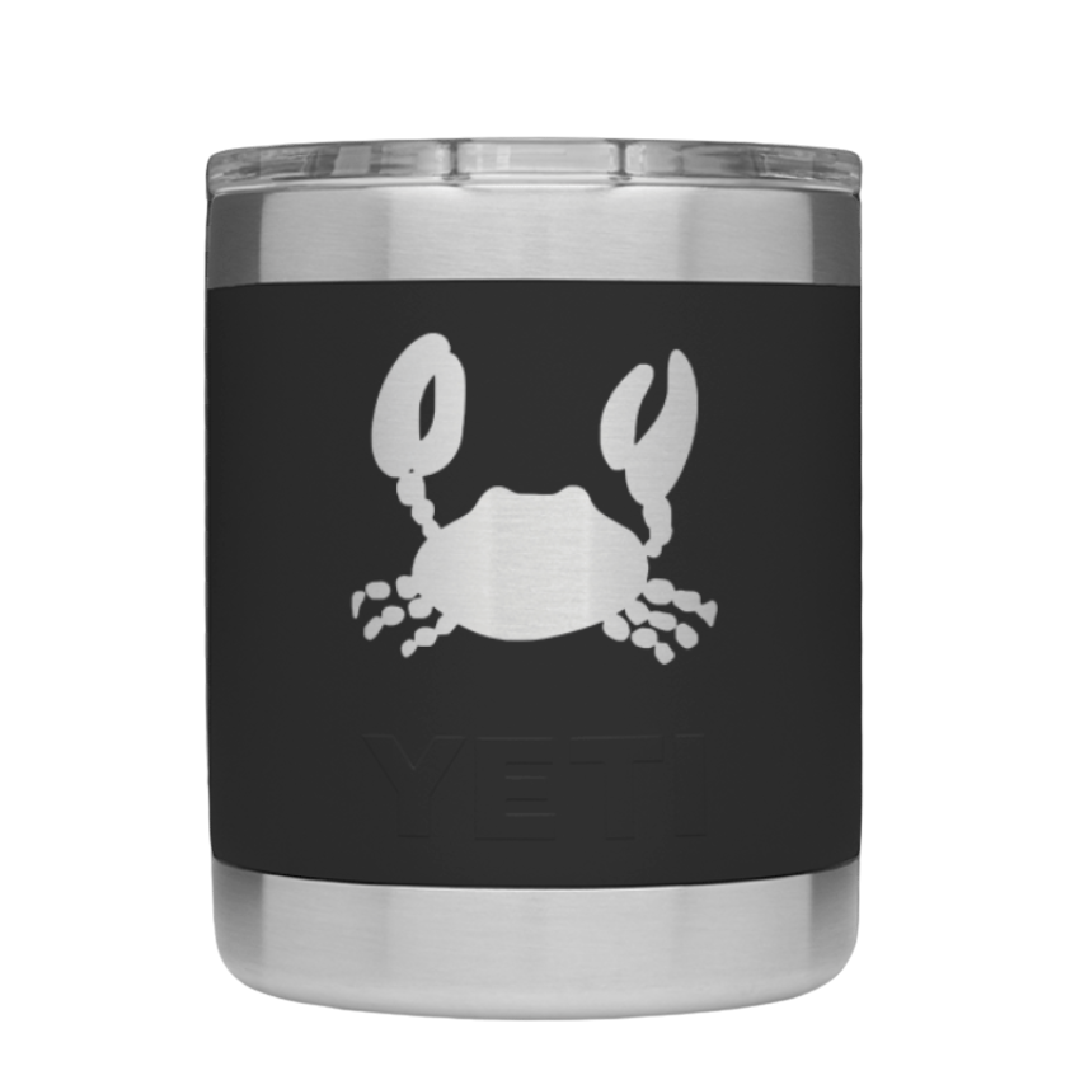 Yeti Rambler 10 oz Low Ball Bob Chinn's Crab House
